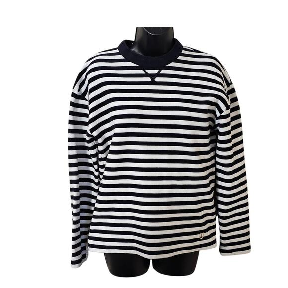 Armor Lux XSmall Blue and White Striped Long Sleeve Top - Picture 1 of 7